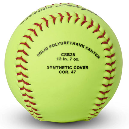 Champro Little League Poly Synthetic Cover, Red Set (Optic Yellow, 12-Inch)