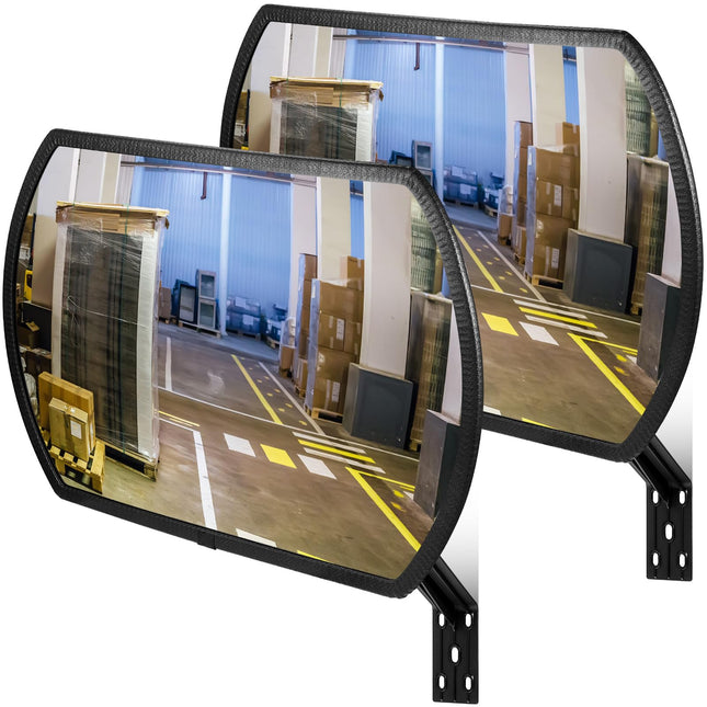 Geetery 2 Pcs 18" X 12" Garage Convex Security Mir