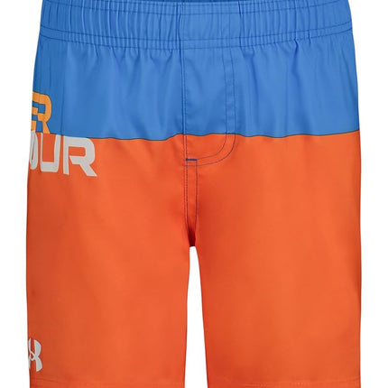 Under Armour Boys' Volley Fashion Swim Trunk, Atomic Color Block, XL