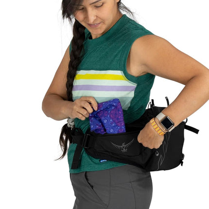 Osprey Riñonera de senderismo Tempest 6 para mujer, verde menta helado/botánica, talla única
