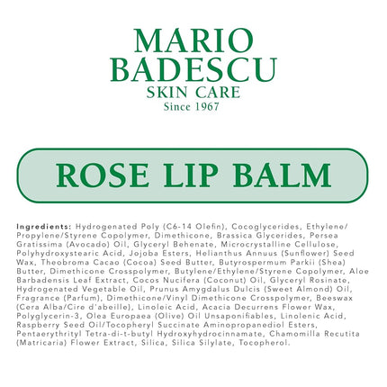 Mario Badescu Lip Balm - Rose for Women 0.35 oz Lip Balm