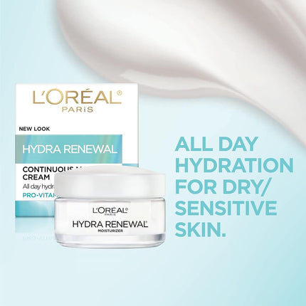 L'Oréal Paris Hydra-Renewal Continuous Moisture Cream, 1.7 fl. oz.