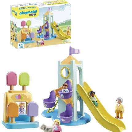 Playmobil 71326 1.2.3 Adventure Tower with Ice Cre