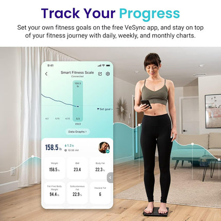 Etekcity Scales for Body Weight with Free App, 13 Body Composition Metrics