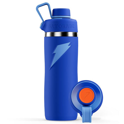 Gatorade 'Overtime' 22oz Stainless Steel Water Bottle, Twist Cap, Blue