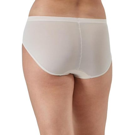 Bali - Lot de 3 culottes en maille Seconde Peau pour femme, invisibles, taupe/blanc/sable, 6 (lot de 3)