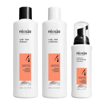 System 4 Kit by Nioxin for Unisex - 3 Pc 10.1oz Co