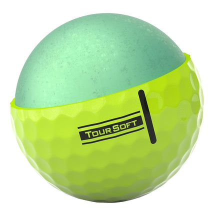 Bolas de golf Titleist Tour Soft, amarillas (una docena)