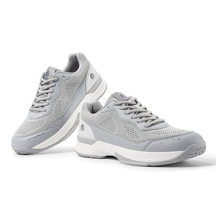 FitVille Mens Wide Tennis Shoes,Breathable Badminton Shoes Cushioning Pickleball Shoes Racquet Sport Shoes|Arch Support & Wide Toe Box & Slip-Resistant