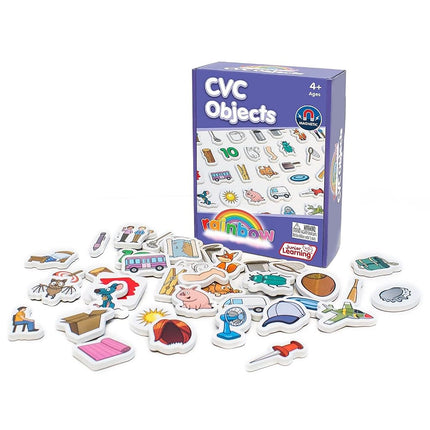 Junior Learning Rainbow CVC Objects Magnetic Foam 