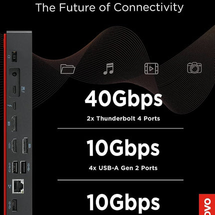 ThinkPad Universal Thunderbolt 4 Dock - US Black