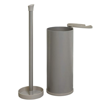 Zenna Home Smart Accessories NeverRust Easy Access 3-Roll Toilet Paper Holder, Brushed Nickel