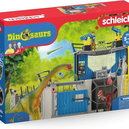 Schleich Dinosaurs - 72Pc Large Dino Research Station - Kids 4+ | 41462