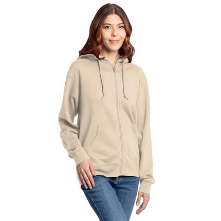 Fruit of the Loom Men's Eversoft Fleece Sweatshirts & Hoodies, Full Zip-Khaki Heather, Large