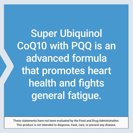 Life Extension Super Ubiquinol Coq10 with Biopqq Softgels, 30 Count