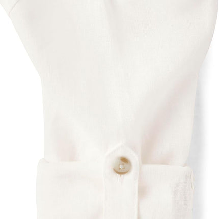 Gymboree Boys' and Toddler Long Sleeve Linen Button Up Shirt