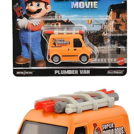 Hot Wheels DieCast Model Van PLUMBER VAN from SUPER MARIO BROS Il FILM - scale 1/64 length 5 cm HKC19