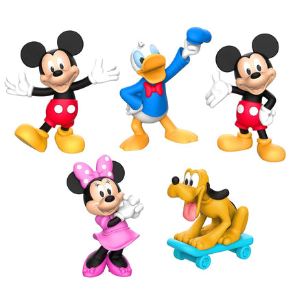 Just Play Disney Junior Mickey Mouse Mini Figures Pack of 5, 3.8-5.7 cm Collectible Figures, Kids Toys from 3 Years