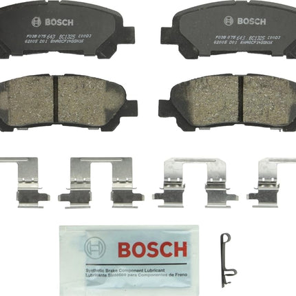 Bosch BC1325 QuietCast Premium Ceramic Disc Brake Pad Set For 2008-2013 Toyota Highlander; Rear