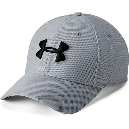 Under Armour Mens UA Blitzing Low Stretch Fit Cap Gray XL-XXL