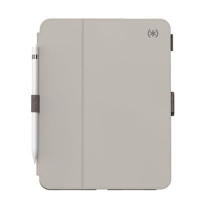 Speck Case for iPad Pro 10th Generation 10.9 Inch - Drop & Camera Protection, Slim Multi Range Stand, Apple Pencil Holder - Beech Grey/Cinnamon Biscuit