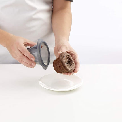 Lekue 150 ml Molten Lava Cake Mould, Pack of 6, Grey
