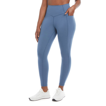 Jockey Womens Contour Pocket High Waist Full Length Leggings, Bering Sea, Large
