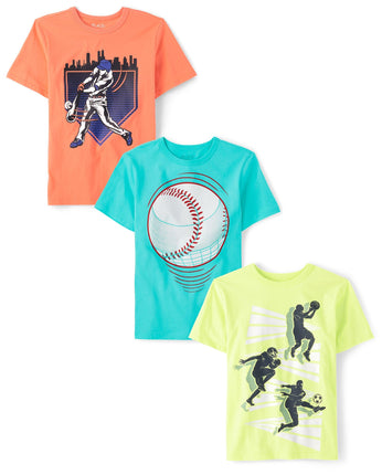 The Children's Place Baby Boys' Sports Short Sleev