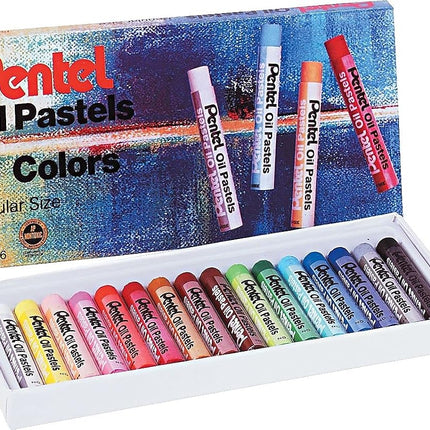 Pentel Standard Oil Pastels - pack of 16