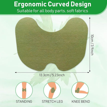 84Pcs Knee Patches，Warming Herbal Patches Wormwood Extract Sticker Heat Patches for Knee, Back, Neck, Shoulder
