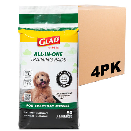 Glad for Pets Black Charcoal Puppy Pads | Puppy Po