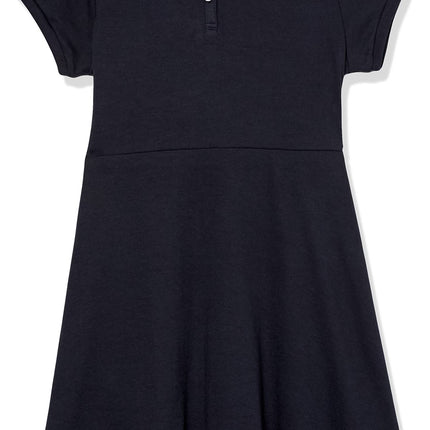 Nautica Girls' School Uniform Short Sleeve Polo Dr