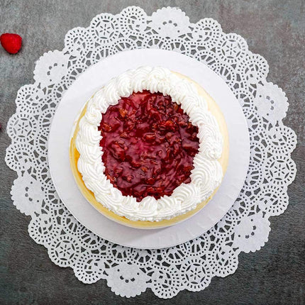 Restaurantware Pastry Tek 12 x 12 Inch Lace Doilies 100 Decorative Tableware Placemats - Disposable Round White Paper Table Doilies for Birthdays Or Weddings Table Decor