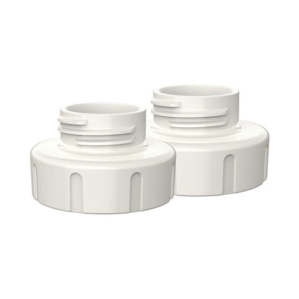 Adaptador de biberón Dr. Brown's de cuello estrecho a ancho para extractor de leche doble eléctrico Customflow, 2 unidades