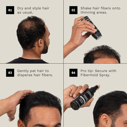 Toppik Hair Building Fibres Dark Brown, 27.5g - Thicker Fuller Look Instantly, Natural Keratin Protein, Wind Sweat & Rain Resistant, Easy to Apply, For Men & Women who are thinning