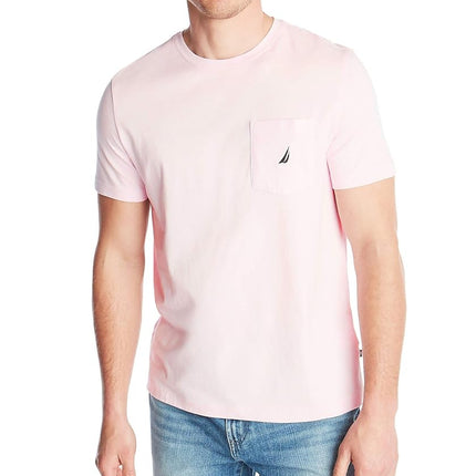 Nautica Men's Big and Tall Solid Crew Neck Short S