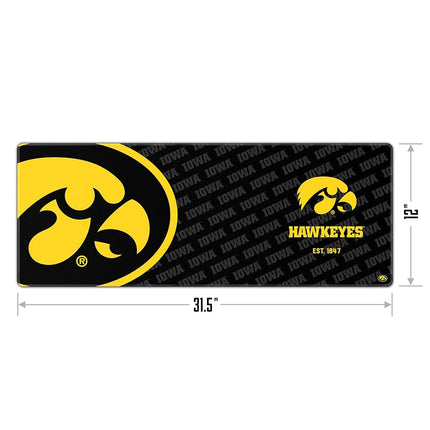 YouTheFan NCAA Iowa Hawkeyes Logo Series Desk Pad SMU
