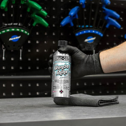 Muc Off Wundershine, 500 Milliliters Polish and Protectant with Carnauba Wax - Suitable for Use On Bikes, Motorcycles and Cars