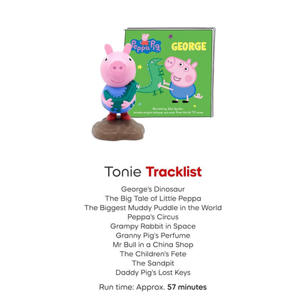 Tonies George Audio Play Character from Peppa Pig