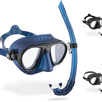 Cressi Calibro + Corsica Snorkeling Set - Blue Ner