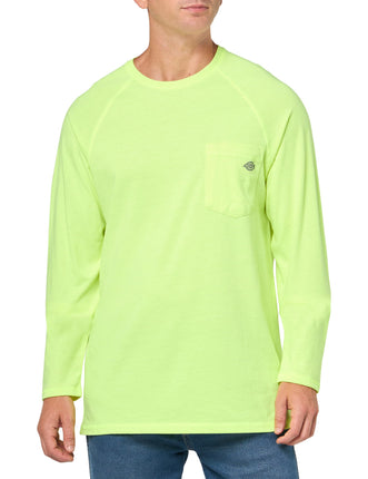 Dickies Men's Cooling Long Sleeve Pocket T-Shirt, 