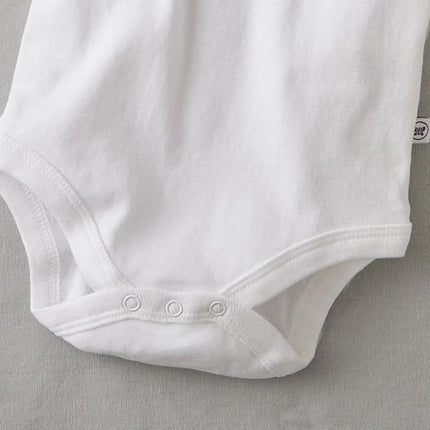 HonestBaby Paquete de 5 bodies de manga larga para bebé niño, 100% algodón orgánico, conjunto de camisetas para bebé y niño pequeño, Ombre natural, 0-3 meses