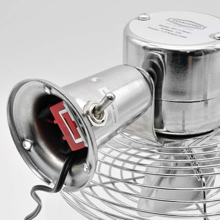 Ventilateur métallique robuste 12V Roadpro C3208, 6 pouces