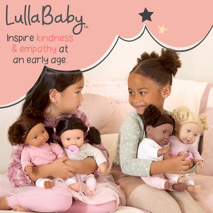 LullaBaby Baby Doll Changing Set, 9-Piece Play and Care Set, Accessory