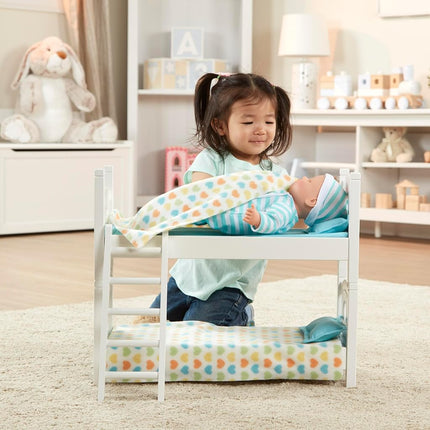 Melissa & Doug Mine to Love Wooden Play Bunk Bed (E-Commerce Packaging)