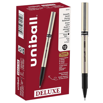 uni-ball DELUXE Rollerball, Stick Roller Ball Pen 