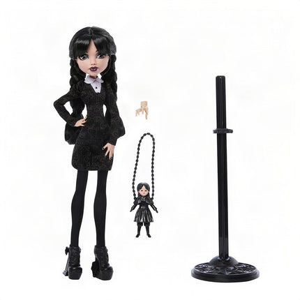 Monster High x Wednesday Addams Doll in Black Dress