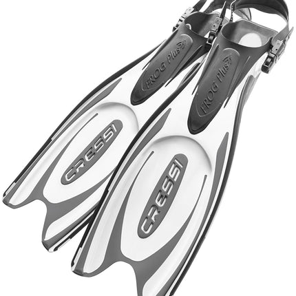 Cressi Frog Plus Open Heel Scuba Dive Fins (Made i