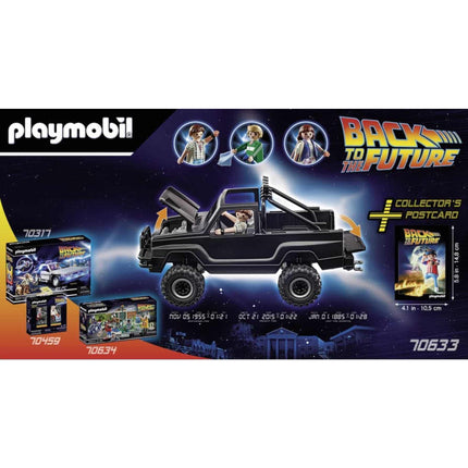 Playmobil Regreso al Futuro 70633 Camioneta de Marty, para niños de 5 años en adelante, juego de rol imaginativo y divertido, sets de juego aptos para niños de 4 años en adelante.