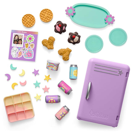 American Girl, AG Sisters Sleepover Snacks Set, Doll Playset, for 14.5-inch Dolls, 17 pcs, for Ages 4+